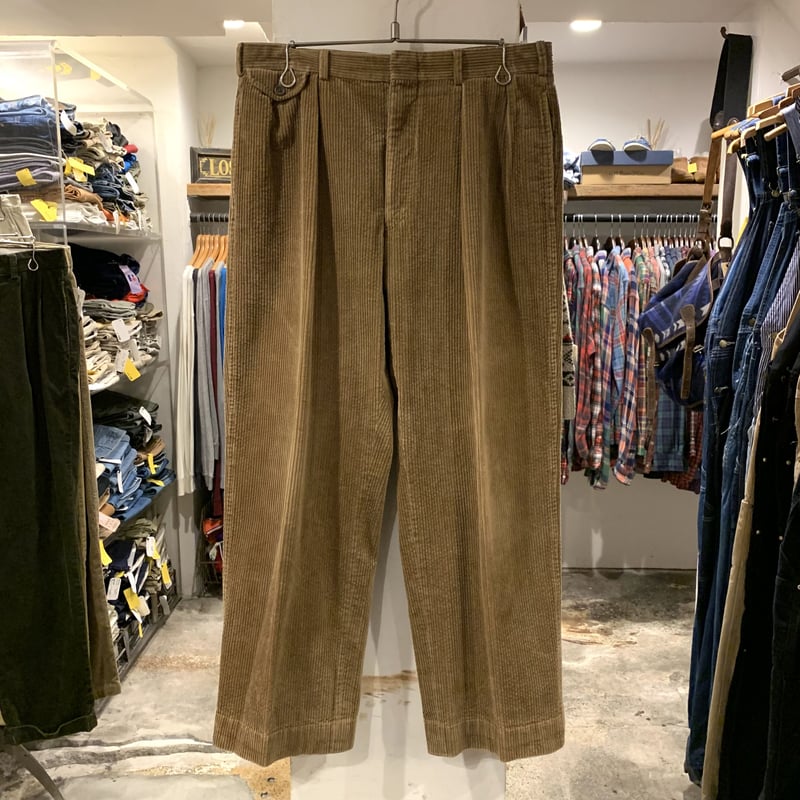 Polo by Ralph Lauren コーデュロイパンツ ラルフローレン タック入り