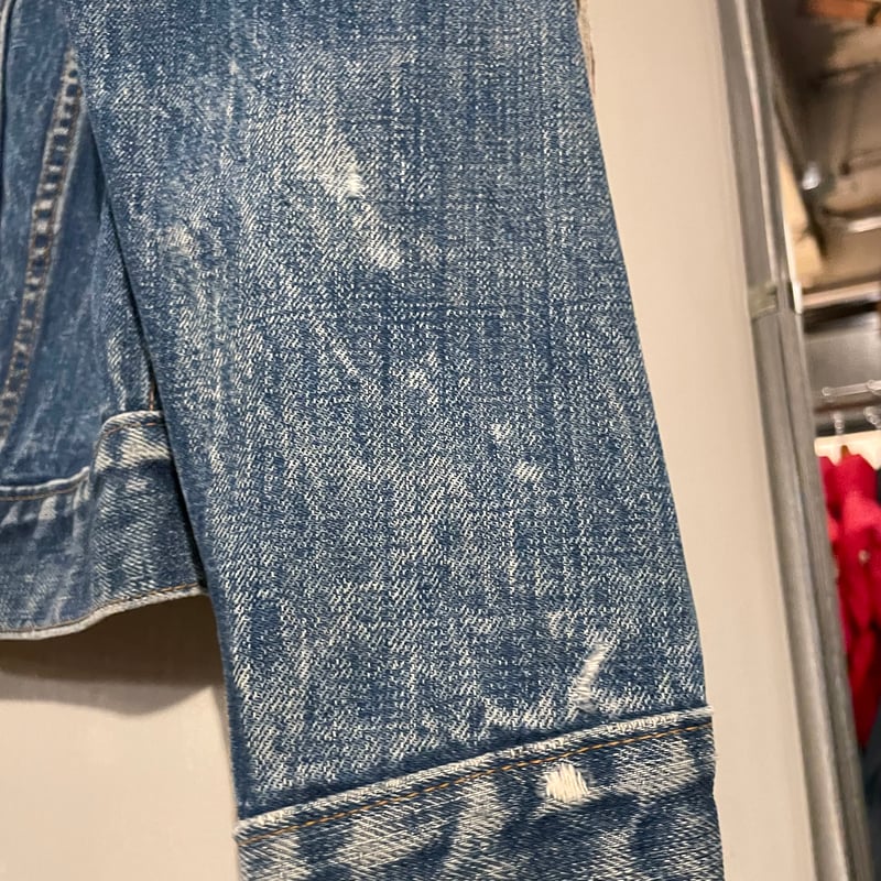 70s Levi's 70505 デニムジャケット ケアタグ USA製 Size 38 2 70s Levi's 70505 デニムジャケット ケアタグ USA製 Size 38 2