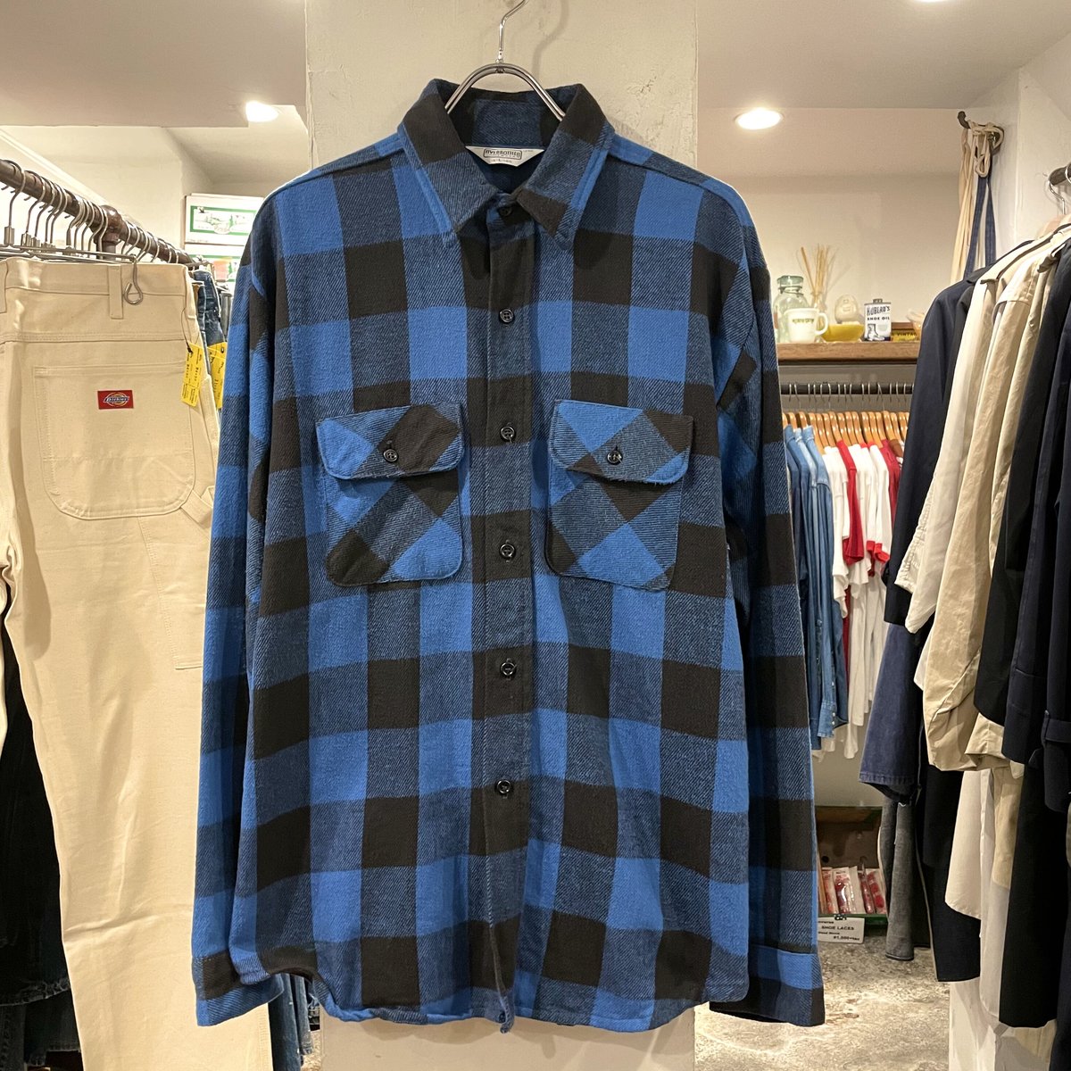 FIVE BROTHER ネルシャツ バッファローチェック USA製 70s