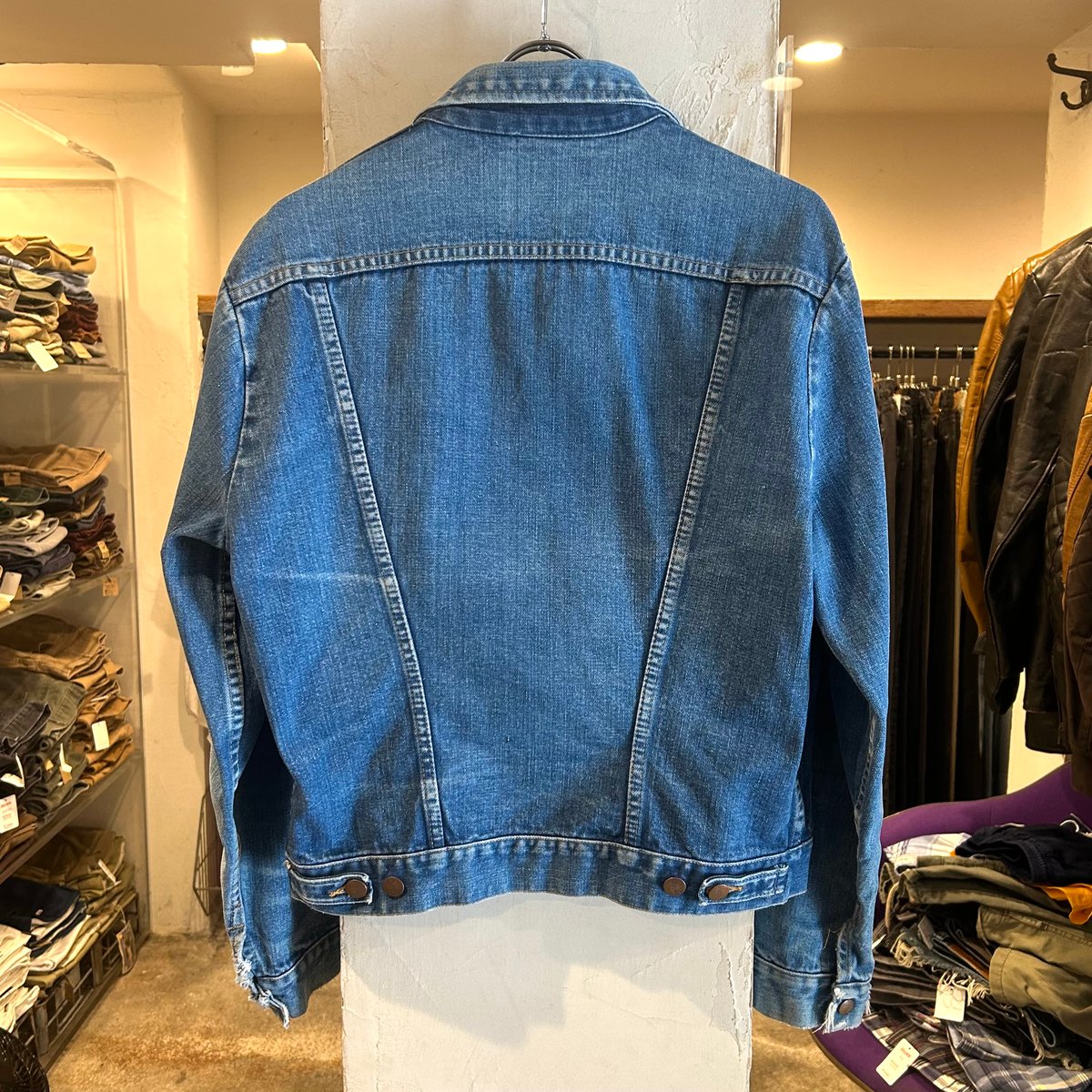 70s Wrangler 124MJ デニムジャケット ラングラー Size 42 USA製 70s Wrangler 124MJ デニムジャケット ラングラー Size 42 USA製