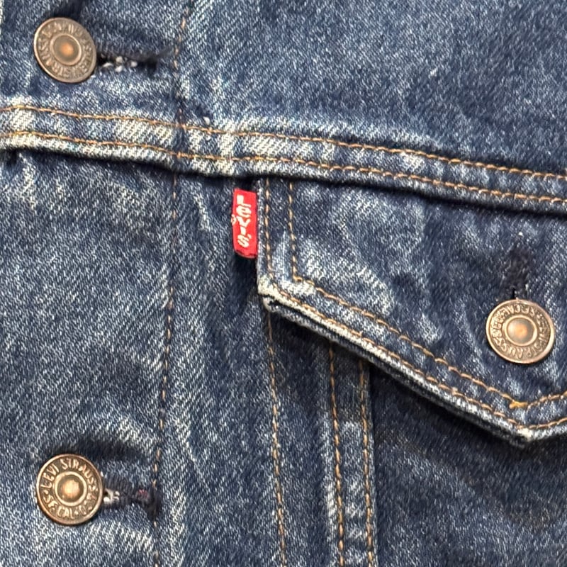 80s Levi's 71411-0816 デニムジャケット ネルライナー USA製 42 L