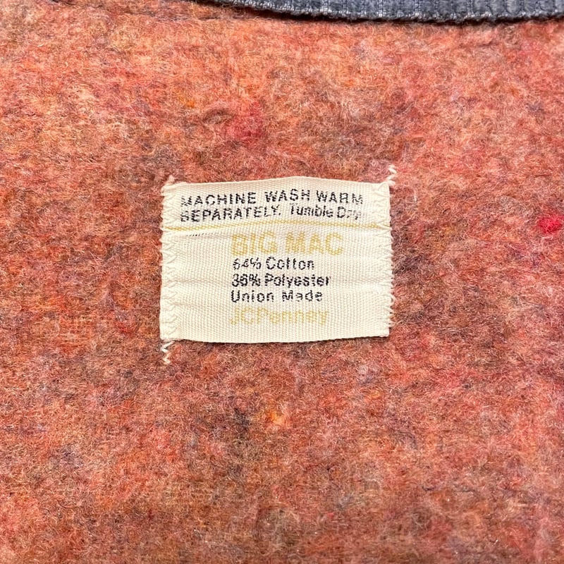 JC Penny BIGMAC カバーオール　ヴィンテージ 70s BIG MAC ヴィンテージ デニムカバーオール JC Penny UNION MAD