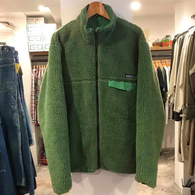 patagonia リバーシブル スナップジャケット フリースジャケット 08年