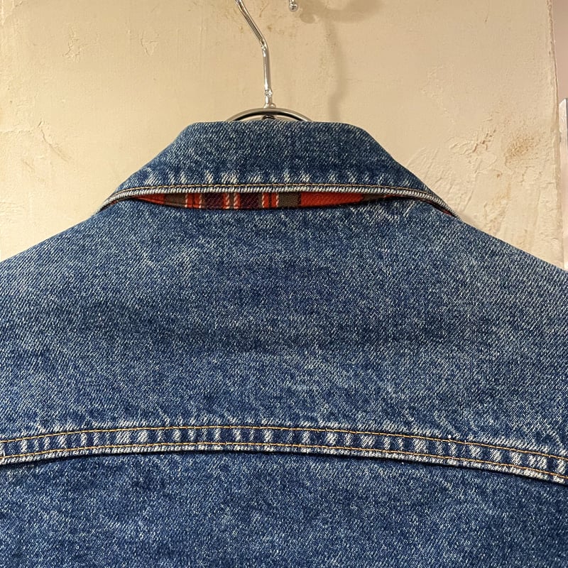 80s Levi's 70417 6985 リーバイス デニムジャケット ネルライナー USA...