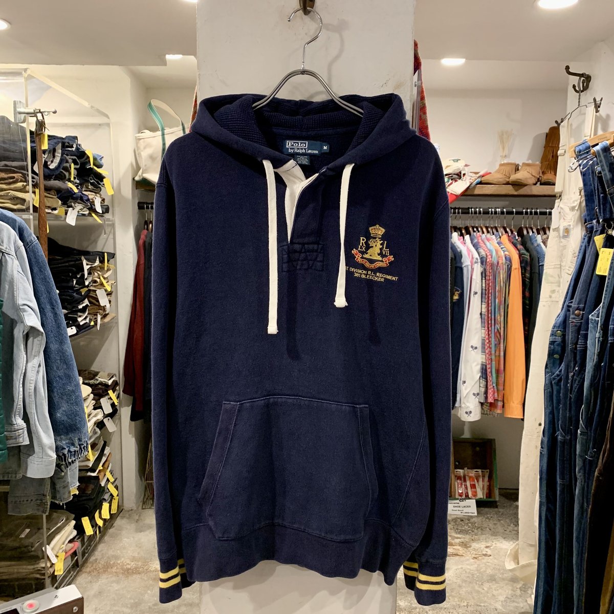 90s~ POLO by Ralph Lauren L/S ラガーシャツ スウェット 90s~ POLO by Ralph Lauren L/S ラガーシャツ スウェット