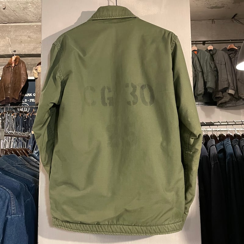 70s~ US NAVY A-2 DECK JACKET デッキジャケット バック