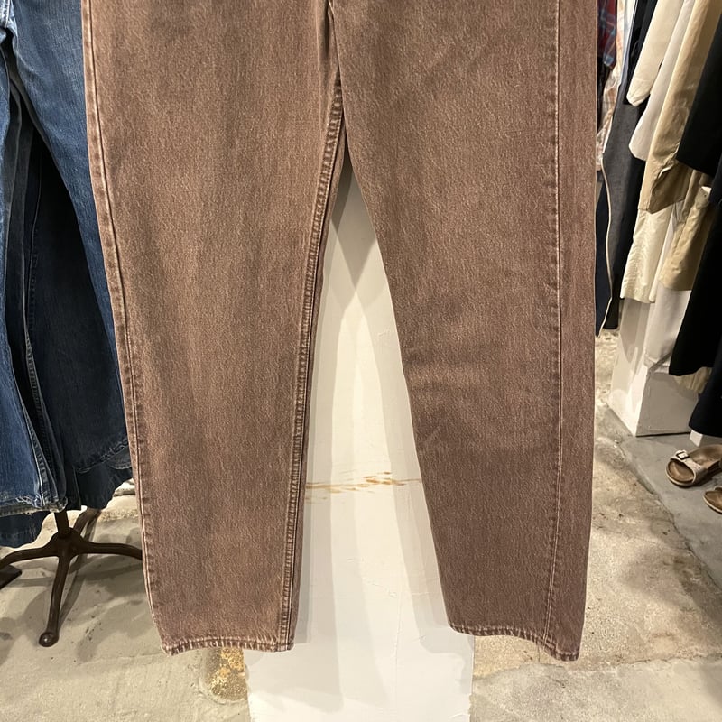Levi's 501 90年代 リーバイス 先染めカラーデニム ブラウン USA製