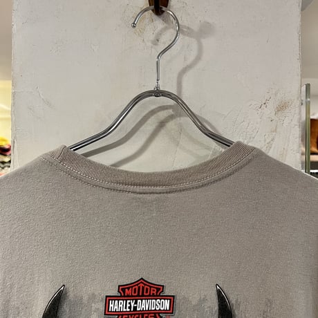 Harley-Davidson　ハーレーTシャツ　ショートスリーブ　グレー　USA製　(S2533)