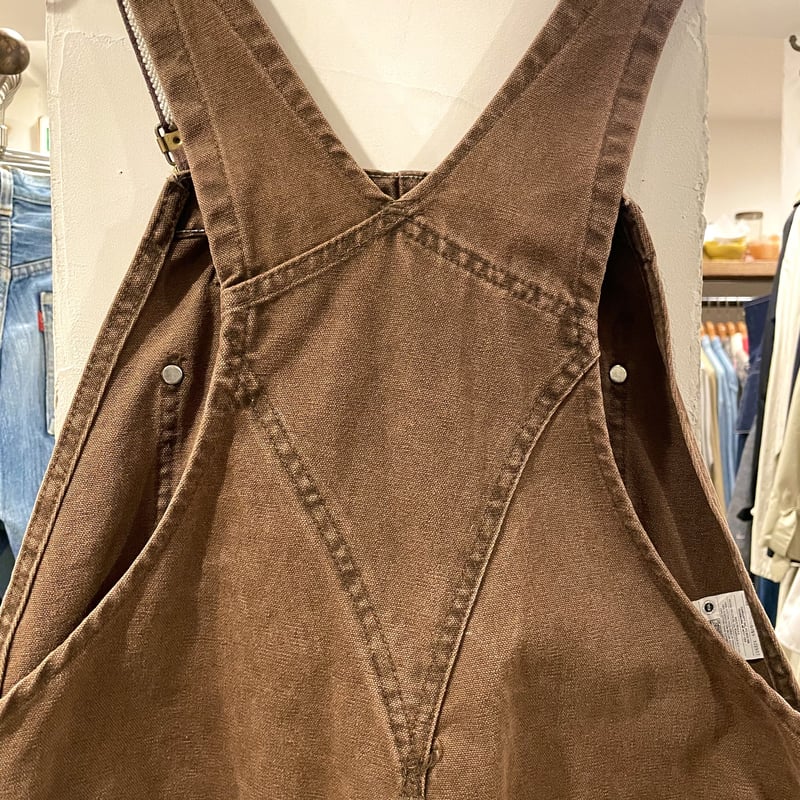 carhartt カーハート　USA製　オーバーオール　ダブルニー　42×30 00s carharttカーハート ダブルニー ダック地 オーバーオール 黒
