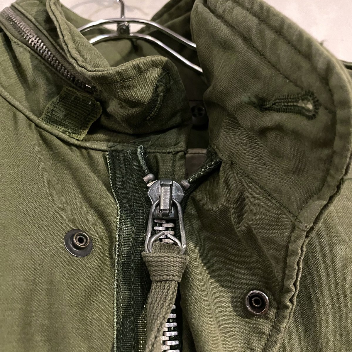 70s US ARMY M-65 Field Jacket 2ndタイプ アルミジップ フィー...