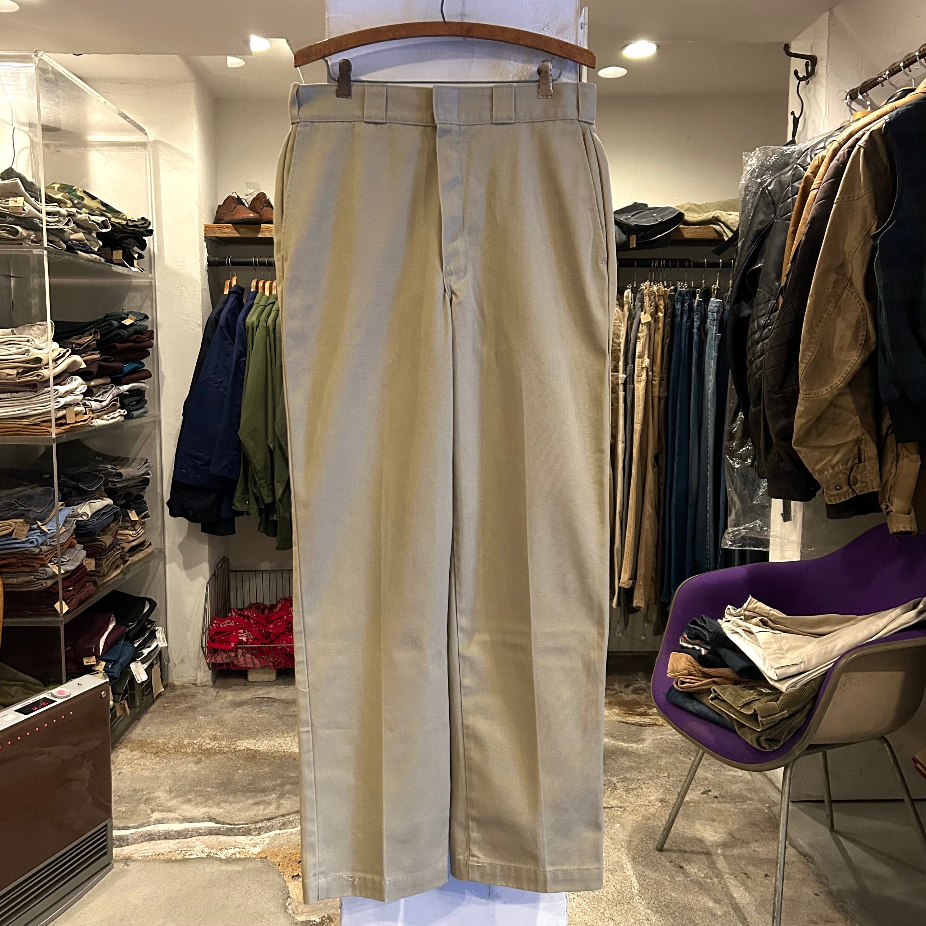 90s Dickies 874 ワークパンツ ディッキーズ ベージュ 31×31 USA製 (