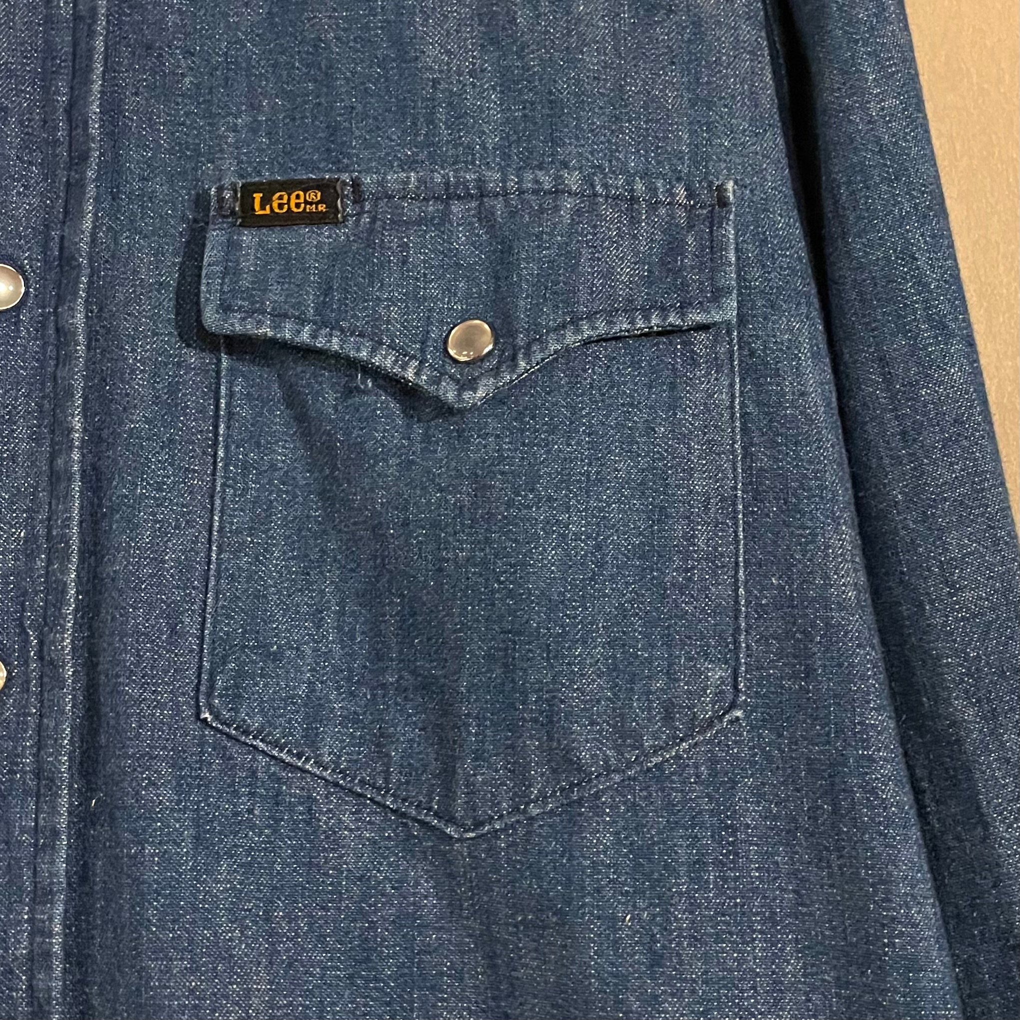 70s Lee L/S デニム ウエスタンシャツ USA製 リー (S4052) | DUFF