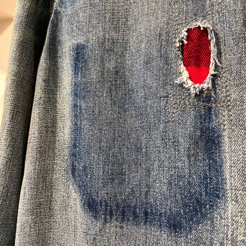 DENIM&SUPPLY デニム カバーオール USED加工 デニムアンドサプライ