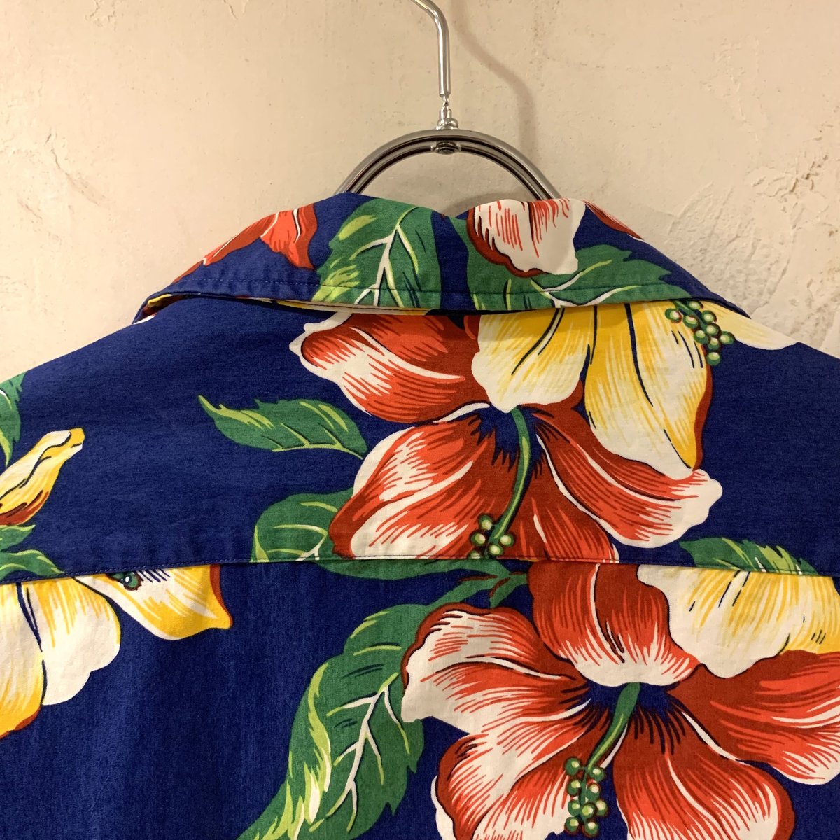 90s ラルフローレン アロハシャツ S 花柄 ヴィンテージ 古着 90年代 ラルフローレン Ralph Lauren CHAPS チャップス 花