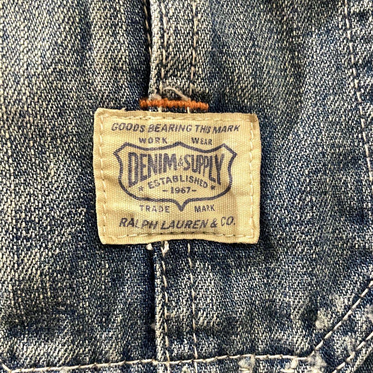 DENIM&SUPPLY デニム カバーオール USED加工 デニムアンドサプライ