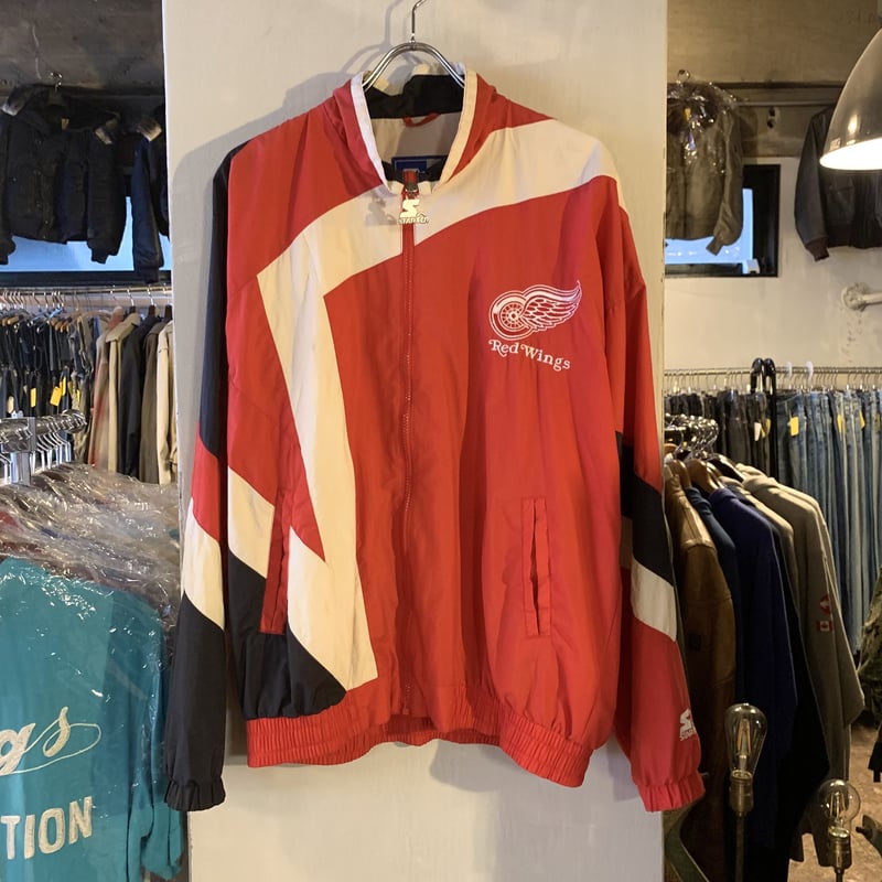 STARTER STARTER NHL ナイロンジャケット Red Wings ナショナル