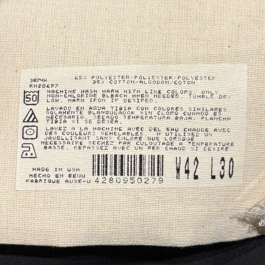 90s Dickies 874 ワークパンツ USA製 42×30 ディッキーズ ブラック