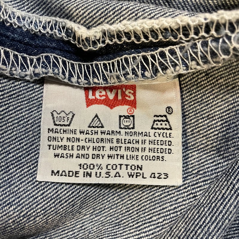 1999年製 Levi's 501 USA製 90s Levi's 501 リーバイス デニムパンツ USA製 1999年 濃紺デニム (S