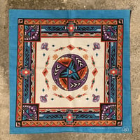 Bandana　ヴィンテージバンダナ　新品　ネイティブ柄　USA製　175