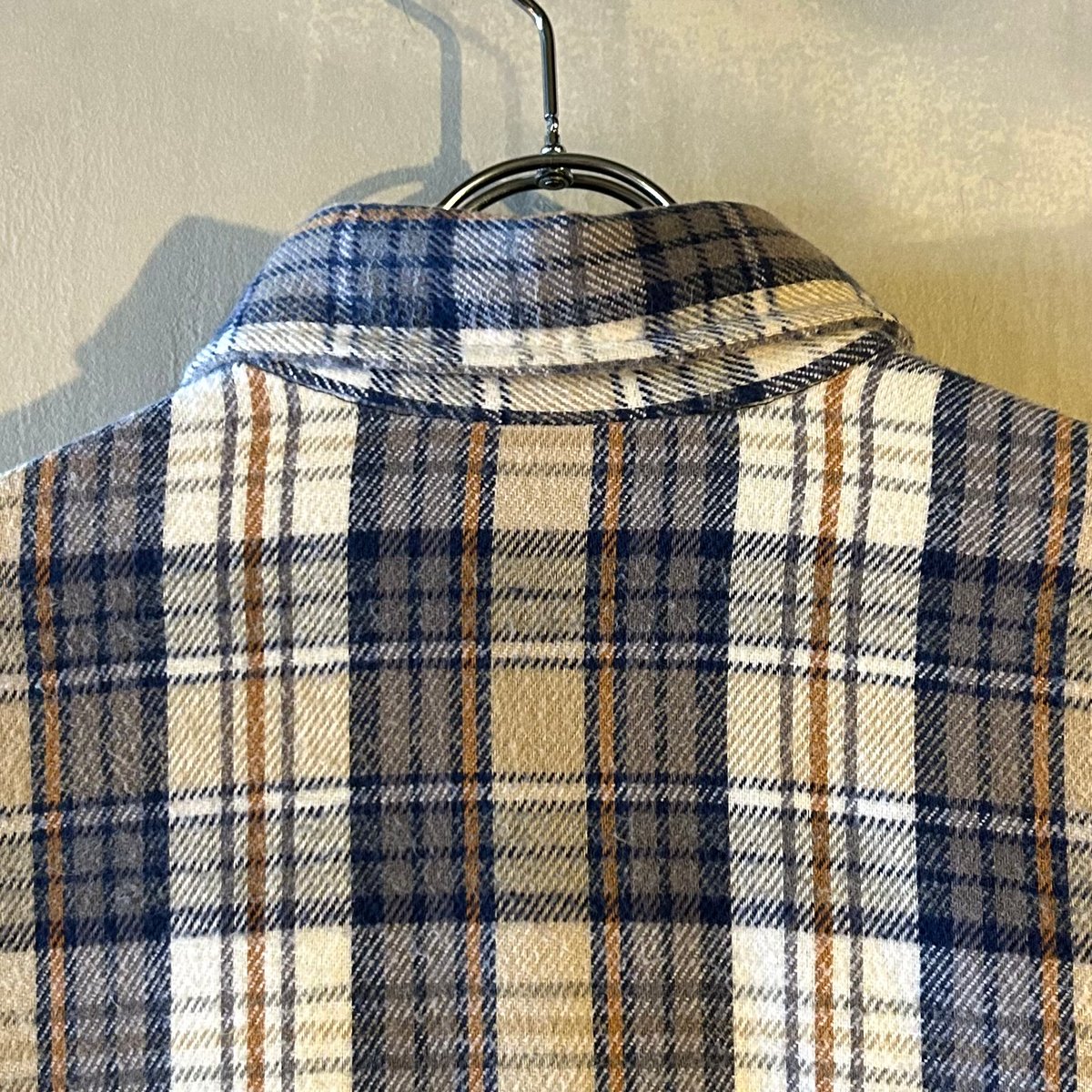 80s ST JOHN'S BAY L/S ネルシャツ USA製 Size XL セントジョン