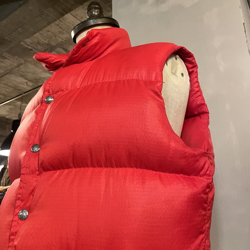 70s THE NORTH FACE ダウベスト 茶タグ USA製 ヴィンテージ 赤 70s THE NORTH FACE ダウベスト 茶タグ USA製 ヴィンテージ 赤