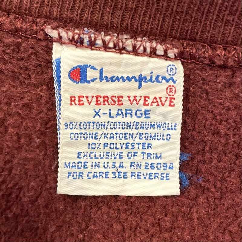 90s Champion リバースウィーブ reverse weave IOWA USA製 チ