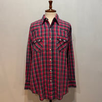 70s　DEE CEE　L/S ウエスタンネルシャツ　Size L相当　ディー シー　ウエスタンシャツ　(S5170)