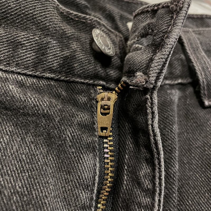 00s Levi's 505 0260 リーバイス ブラックデニムパンツ 34×30
