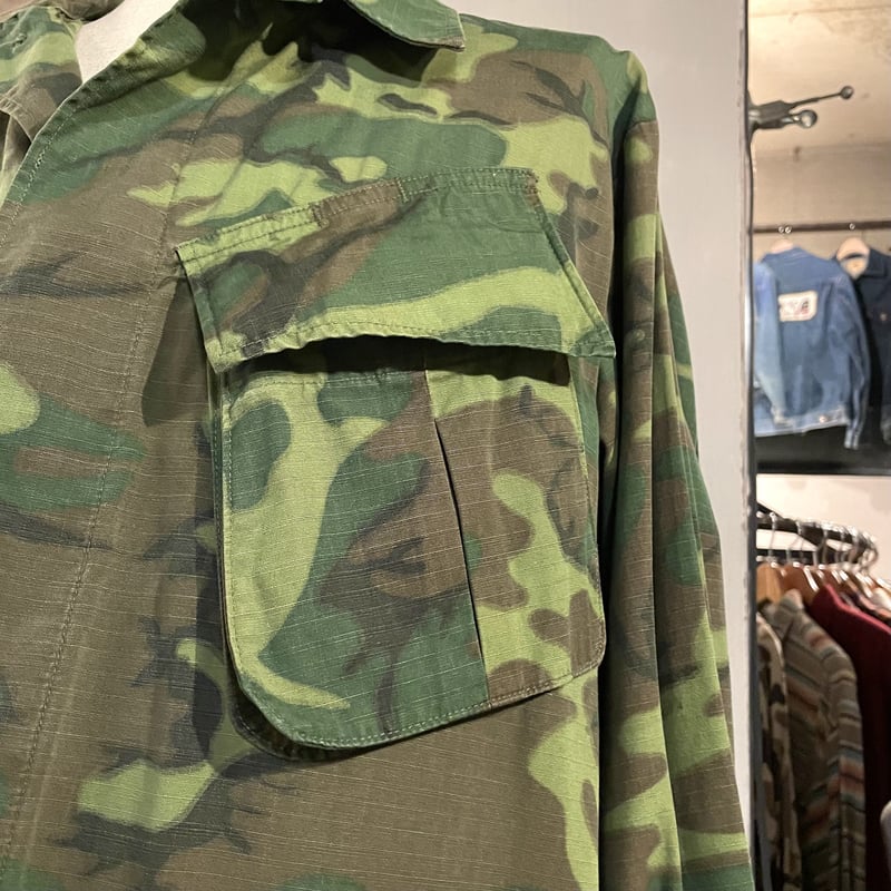 60s US ARMY Jungle Fatigue Jacket グリーンリーフ ファティー