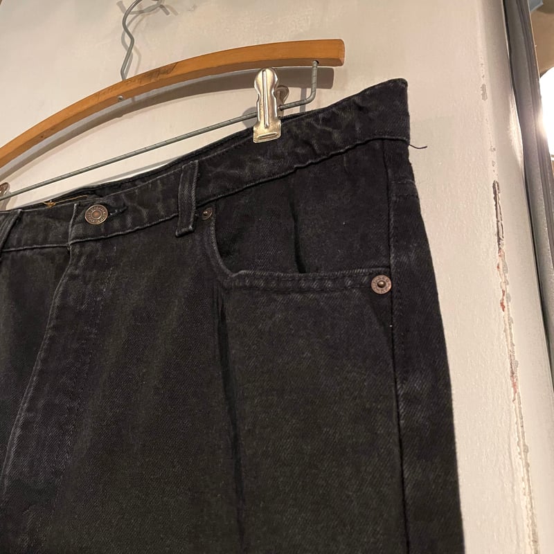 90s Levi's 505 ブラックデニム パンツ 38×30 USA製 リーバイス