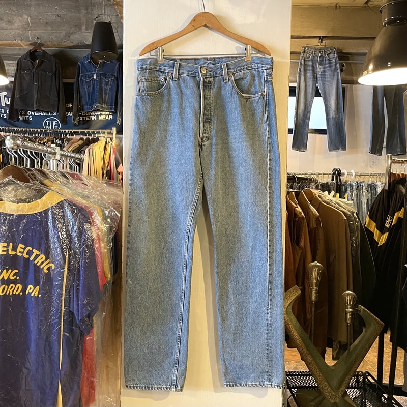 リーバイス501 USA製ジーンズ 93年 553 W34 デニム 90s G Levi's - 【LEVIS】90s 93年製 USA製 米国製 501デニムパンツの