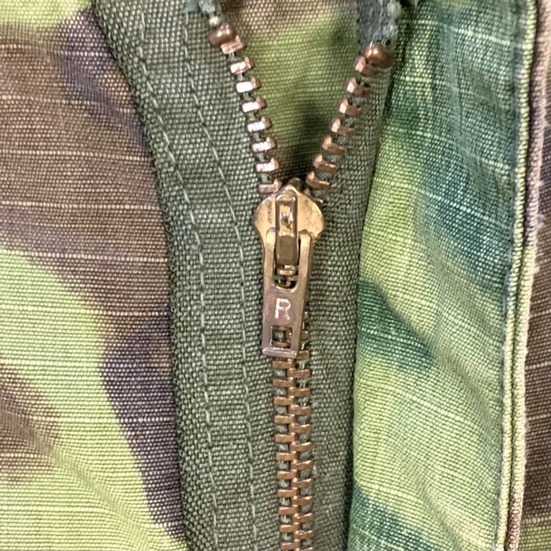 60s US ARMY ジャングルファティーグパンツ グリーンリーフカモ 1968年