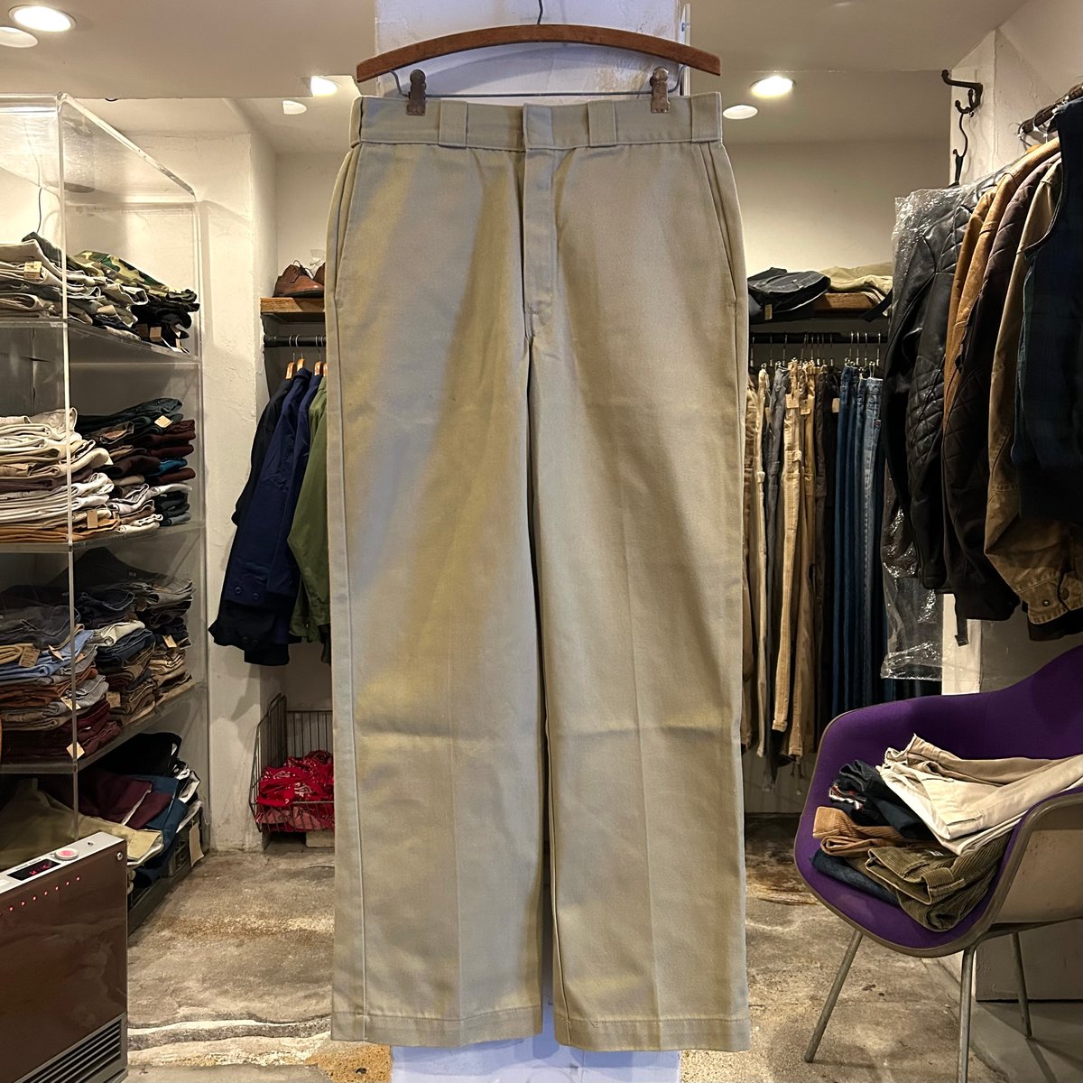 90s Dickies 874 ワークパンツ ディッキーズ ベージュ TALON 90s Dickies 874 ワークパンツ ディッキーズ ベージュ TALON