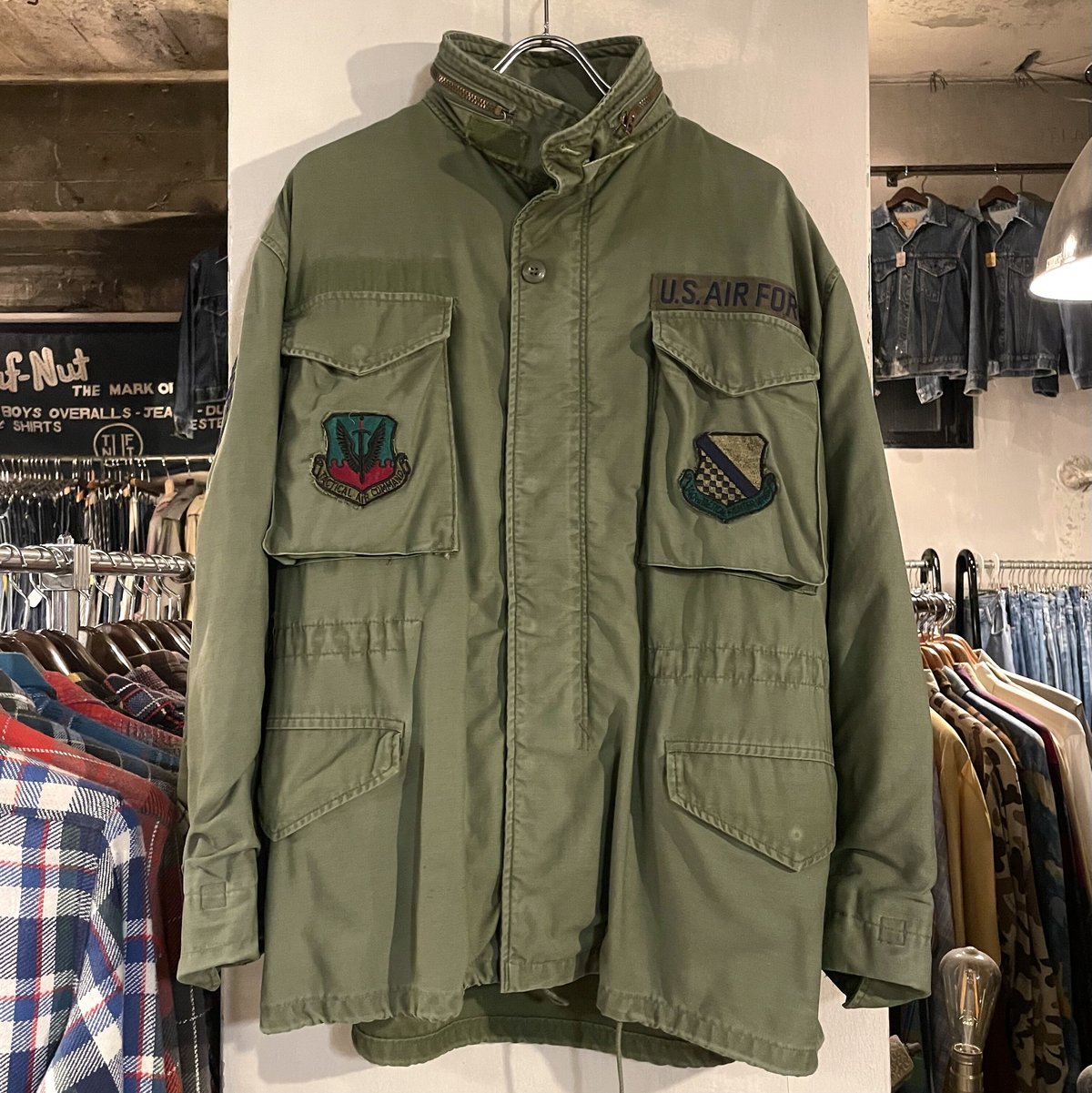 80s US AIR FORCE M-65 Field Jacket 3rdタイプ ブラスジ 80s US AIR FORCE M-65 Field Jacket 3rdタイプ ブラスジ