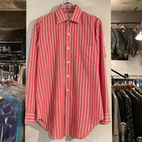 60s　ARROW　Vintage L/S Stripe Shirt　ロングスリーブ　ストライプシャツ　USA製　ヴィンテージシャツ　(S2570)