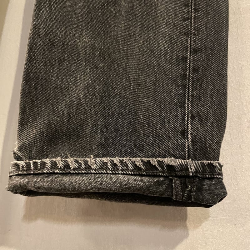 K*i様 ブラックデニム　501 501-0660 後染　w36 USA製　アメ 00s Levi's 501 0660 後染めブラックデニムパンツ 33×33 2000年 (