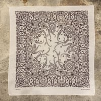 Bandana　ヴィンテージバンダナ　白　USA製　192