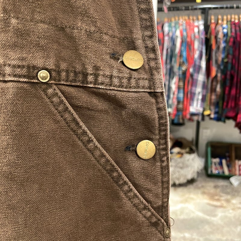 carhartt 90s USA製 ダックオーバーオール ダブルニー ワーク