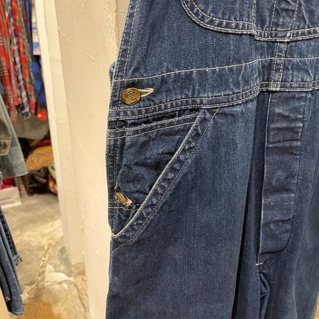 Lee　オーバーオール　Jelt Denim　ユニオンチケット　USA製　70s　(S1047)