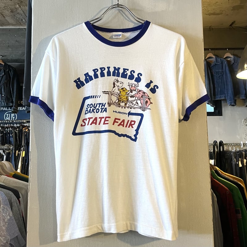 70s Champion S/S ヴィンテージTシャツ リンガーT 染み込み 70s Champion S/S ヴィンテージTシャツ リンガーT 染み込み