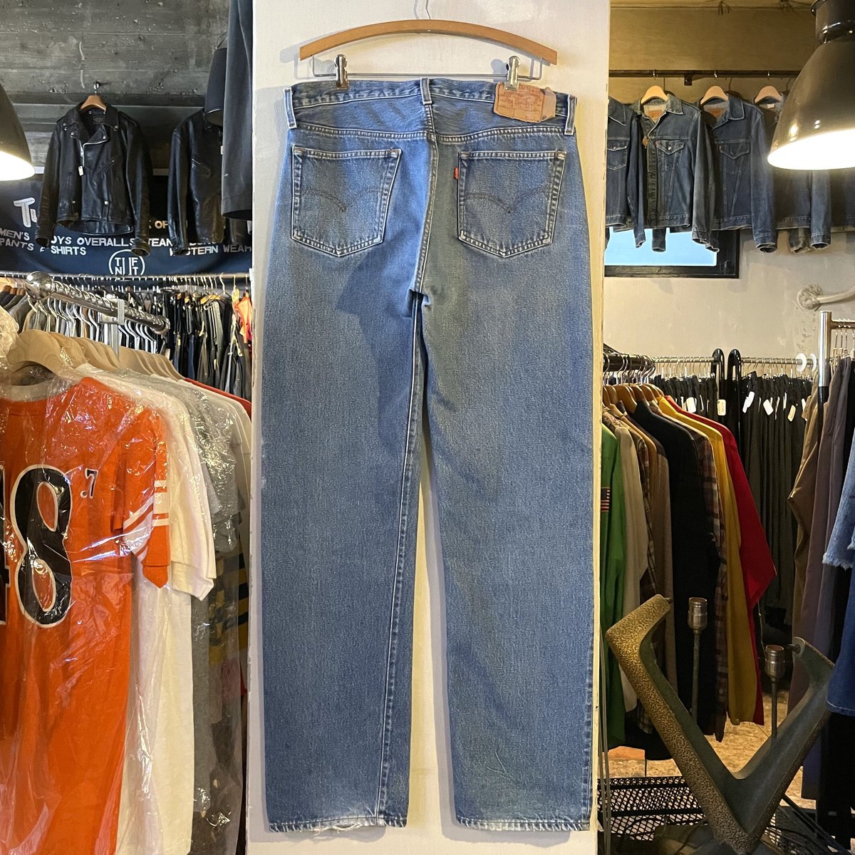 80s Levi's 501 35×33 赤耳 ボタン裏555 ヴィンテージデニム USA 80s Levi's 501 35×33 赤耳 ボタン裏555 ヴィンテージデニム USA