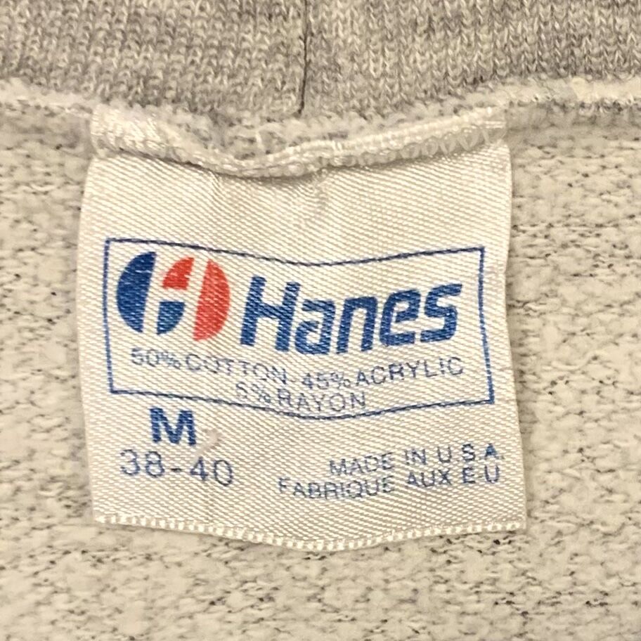 80s Hanes ヘインズ フルジップパーカー IDEALジップ USA製 霜降り ...