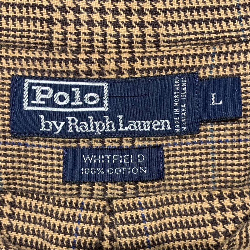 POLO by Ralph Lauren L/Sチェックシャツ ラルフローレン 千鳥格 POLO by Ralph Lauren L/Sチェックシャツ ラルフローレン 千鳥格