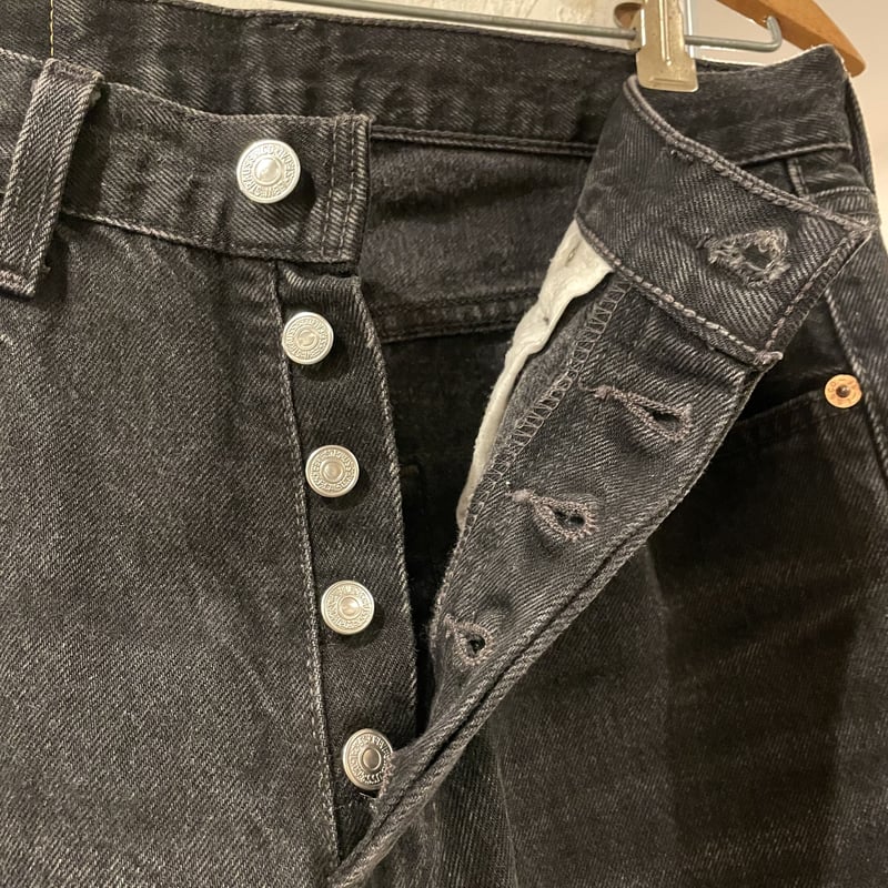 雰囲気&サイズ◎ ユーロリーバイス　501 ブラックデニム　34 00s Levi's 501 ブラックデニムパンツ ユーロリーバイス 雰囲気系