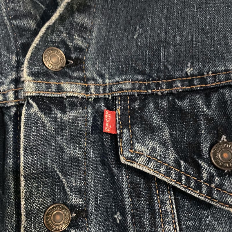 70s Levi's 70505-0217 ケアタグ インディゴ染 スモールe