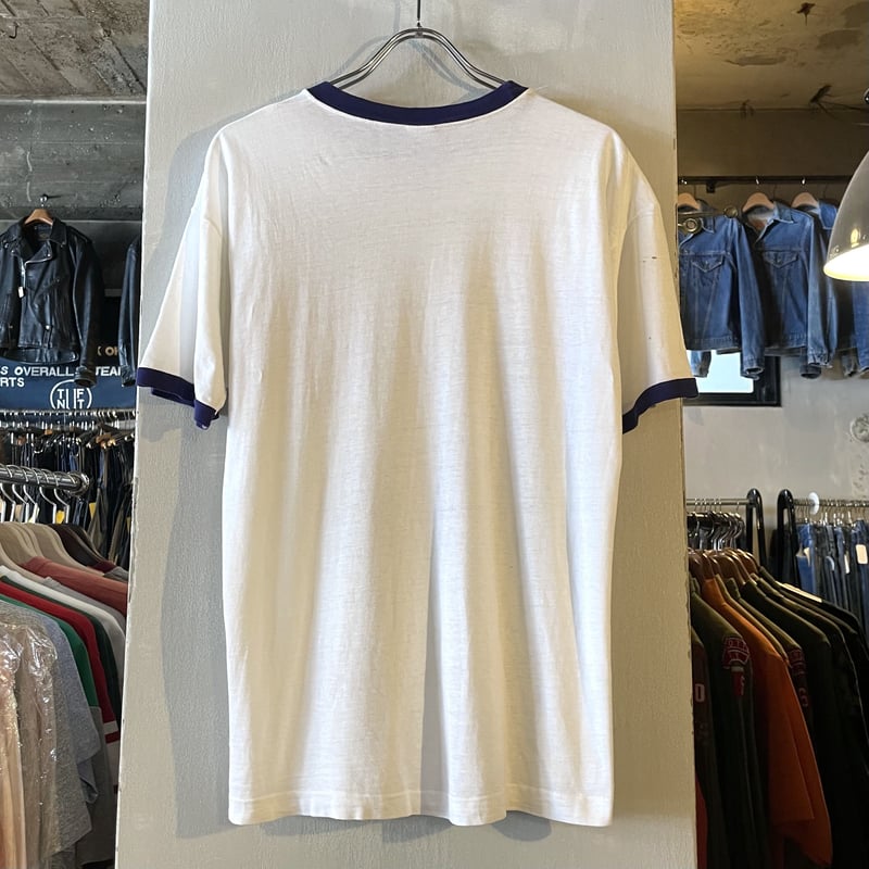 70s Champion S/S ヴィンテージTシャツ 染み込みプリント USA製
