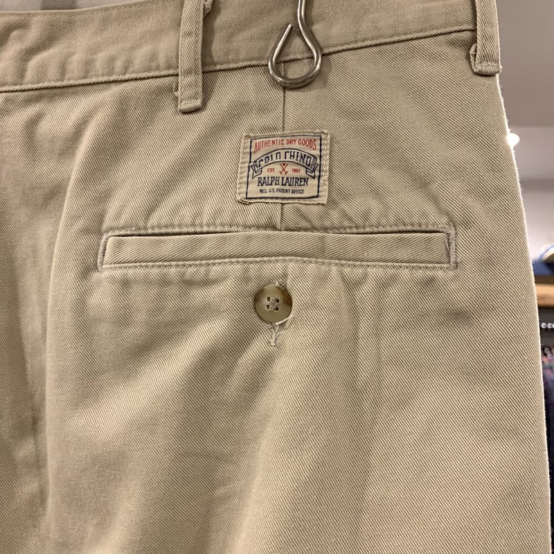 90s Polo by RalphLauren ベージュ ポロチノ 86 美品 90s POLO by Ralph Lauren チノパン ポロチノ ラルフローレン