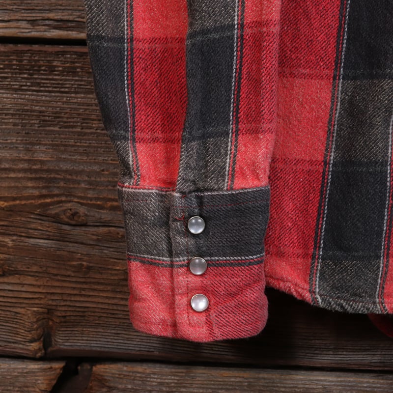 Wrangler ウエスタンシャツ チェック柄 ネル素材 Mサイズ