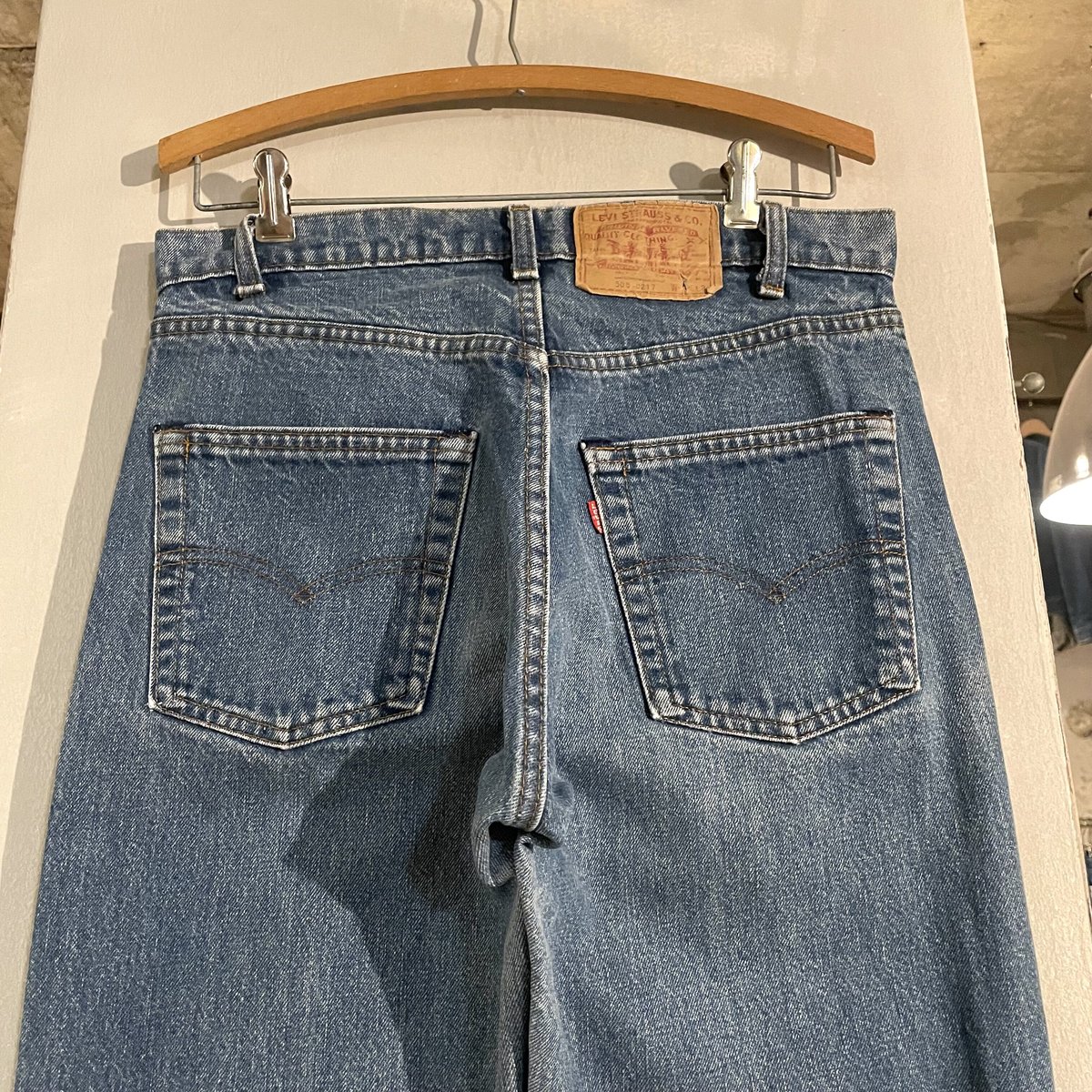 80s Levi's 505 0217 デニムパンツ 31×30 黒カン 内股シングル 80s Levi's 505 0217 デニムパンツ 31×30 黒カン 内股シングル