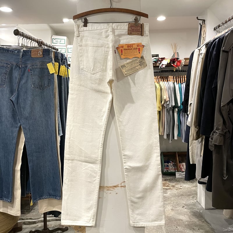 Levi's 501 90年代 リーバイス501 ホワイトデニムパンツ DEAD Levi's 501 90年代 リーバイス501 ホワイトデニムパンツ DEAD